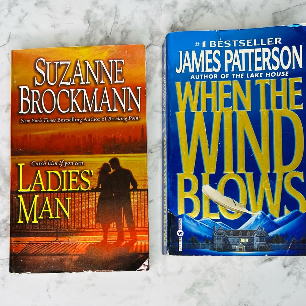 Set of 2 paperbacks Suzanne Brockmann James Patterson